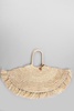 Lucia Tote In Beige Wool And Polyamide