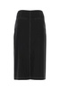 Black Crepe Skirt