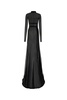 Ann Demeulemeester Woman Black Cotton Blend Long Dress