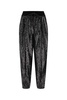 Miu Miu Logo Patch Sequin Embellished Track Pants