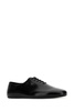 Black Leather Lace-up Shoes