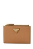 Prada Woman Sand Leather Card Holder