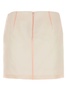 Pastel Pink Silk Adelchi1234 Mini Skirt