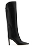 Jimmy Choo Woman Black Leather Alizze Boots