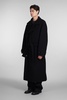 Coat In Black Wool