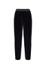 Velvet Loose Fit Trousers Emporio Armani