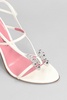 Butterfly 111 Sandals In White Leather