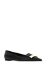 Black Nappa Leather Sr1 Ballerinas