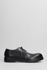 Zucca Lace Up Shoes In Black Leather