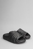 Siplas Slipper-mule In Black Rubber/plasic