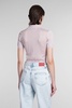 Polo In Rose-pink Viscose