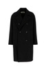 Dries Van Noten Man Black Wool Blend Coat