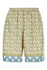 SHORTS SILK FABRIC WITH VERSACE ALL OVER PRINT