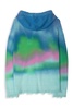 Cappuccio Multicolor Print Multicolor Tie-dye Cotton Hooded Sweater Laneus