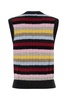 Embroidered Wool Blend Vest