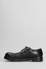 Zucca Lace Up Shoes In Black Leather