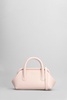 Shoulder Bag In Rose-pink Leather