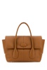 Caramel Leather Small Bag Reverse Handbag