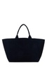 Midnight Blue Denim Shopping Bag