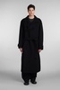 Coat In Black Wool