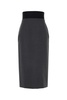 Dark Grey Wool Anny Skirt