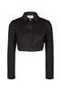 Marine Serre Moon Diamant Jacquard Cropped Jacket Clothing