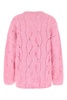 Pink Alpaca Blend Oversize Sweater