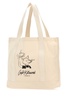 Cream Canvas Shopping Bag