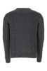 Prada Intarsia Logo Knit Crew-Neck Sweater