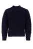 Navy Blue Wool Sweater