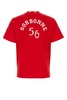 Red Cotton Sorbonne 56 Oversize T-shirt