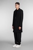 Baron Coat In Black Wool