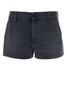 Miu Miu Woman Dark Grey Drill Shorts