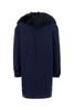 Midnight Blue Stretch Cotton Parka