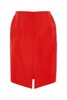 Red Wool Blend Corinna Skirt