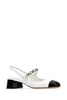 Miu Miu Woman White Leather Pumps