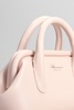 Shoulder Bag In Rose-pink Leather