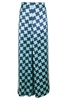 Printed Wide Leg Trousers