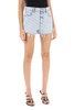 Alexander Wang Logo Printed Denim Shorts