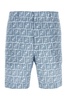 Fendi Man Printed Linen Bermuda Shorts