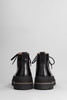 Prescott Combat Boots In Dark Brown Leather