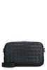 BOTTEGA VENETA Slate Leather Crossbody Handbag for Men - FW23