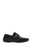 Black Leather Calipso Loafers