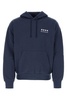 Logo Embroidered Drawstring Hoodie