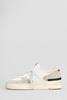 Torneo Sneakers In White Suede And Leather