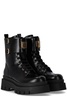 Logo Plaque Combat Boots