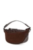 Brown Leather Mini Ami Handbag