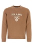 Prada Man Biscuit Wool Blend Sweater