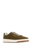 SAINT LAURENT Military Green Canvas Low-Top Sneakers