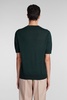 T-shirt In Green Wool